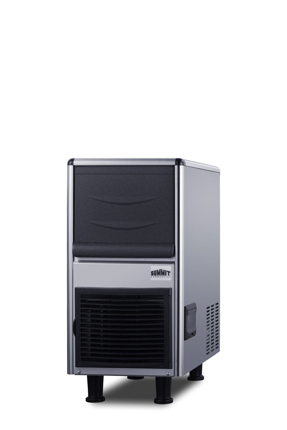 ENERGY STAR certified commercial ice machine with 55 lb. clear bullet ice production and slim 22